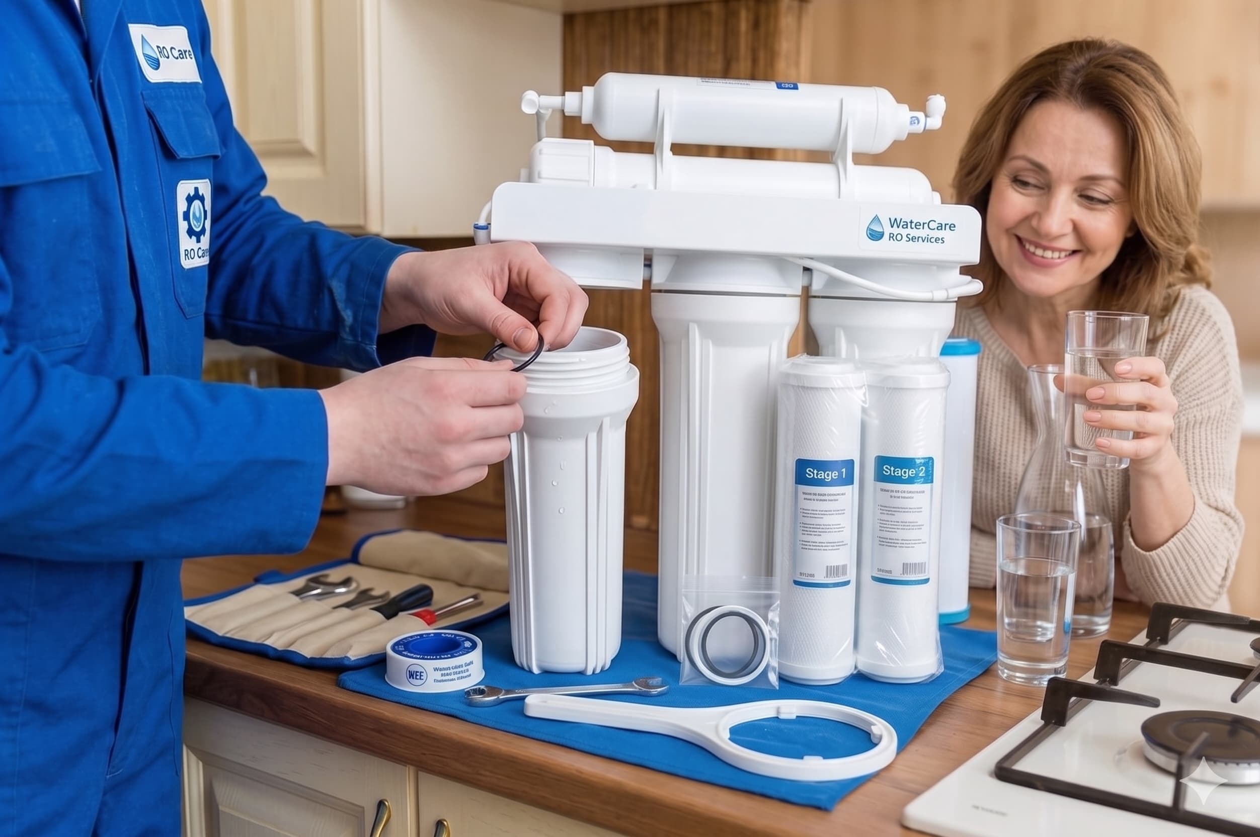 Aquaguard servicing water purifier service